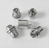 Adequado para Modelos da Série Toyota, Conjunto Antifurto 4+1, Padrão de Seis Dentes, Prata Galvanizada, Tamanho da Rosca M12*1.5