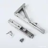 Soporte Triangular de Acero Inoxidable 304 Soporte Plegable Belga Soporte para Estante de Pared Soporte de Almacenamiento Soporte de Ángulo Recto