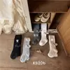 Directo del fabricante: Modelo de otoño KS206 medias versátiles para niñas, con lazo brillante, amigables con la piel, leggings de algodón peinado al por mayor