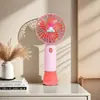 Novo Mini Ventilador Portátil de Mão, Suporte de Mesa Portátil, Ventilador de Carregamento USB, Presente para Estudante Atacado
