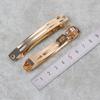 Accesorios para joyería Sisi 8.10cm pasador de cinco estrellas pinza automática fábrica de joyería DIY pinza de resorte dorada