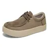Fabricante de Fujian Zapatos para Hombre Todas las Estaciones Suela Gruesa Zapatos que Aumentan la Altura Modernos Retro Casual Zapatillas de Deporte Viaje al Aire Libre Estudiante Zapatos de Moda Uno