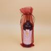 Bolsa de vino con cordón bolsa de hilo bolsa de organza con cordón bolsa de hilo para regalo bolsa de embalaje para regalo de vino tinto con cordón en stock pelo liso