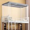 Mosquitera para estudiante litera superior e inferior universal 0.9m individual dormitorio dormitorio artefacto cortina de cama sombreado soporte integrado mosquitera