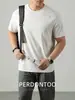 [7A Antibacteriano/Protección Solar] Camiseta de Manga Corta Secado Rápido de Seda de Hielo para Hombre Verano Deportes al Aire Libre Protección UV Top Raglán Delgado