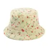 Sombrero cálido de moda estilo japonés y coreano, sombrero tipo cubo fresco y esponjoso con flores, sombrero de pescador, sombrero de invierno para mujer 2026