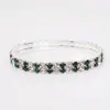 Pulseira de strass versátil pulseira de senso avançado pulseira de diamante atacado pulseira elástica totalmente cravejada de diamantes pulseira de strass de 4 fileiras pulseira feminina