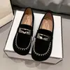 Otoño 2024 Nuevos Zapatos Casuales Tipo Frijol con Suela Suave y Superficie Suave Escarchada para Mujer, sin Cordones, Combinables, Planos, Antideslizantes, Zapatos de Mamá