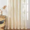 Mosquiteros Jacquard Americanos para Sala de Estar, Dormitorio y Restaurante, Cortinas Transparentes, Cortinas de Gasa con Protección Solar y Aislamiento Térmico, Suministro de Cortinas del Fabricante