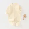Mameluco para Bebé, Algodón de Colores, Algodón Puro Clase A, Mameluco Unisex para Recién Nacido, Adecuado para Todas las Estaciones, Traje de Gateo para Bebé Recién Nacido
