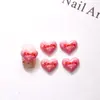 Lindos Macarrones Corazón Dibujos Animados Joyería para Uñas Resina Estéreo Accesorios de Uñas Portátiles Pegamento en Crema DIY Pequeños Accesorios