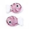 Cuentas de Peces de Vidrio, Rayas Lindas de Arena Dorada, Cuentas de Peces con Combinación de Colores, Pendientes con Cuentas de Vidrio, Accesorios para el Cabello, Pulseras, Accesorios, Cuentas Sueltas
