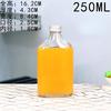 Celebridad de internet nueva botella de vidrio para té de leche frío con burbujas, botella para café de extracción en frío, botella para bebida de jugo, pequeña capacidad, dos cabezas de botella, botella para vino fuerte