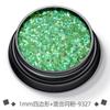 Brillo cuádruple de 1 mm transfronterizo mezclado para joyería de uñas, lentejuelas ultrafinas, brillo mágico, materiales DIY hechos a mano para epoxi