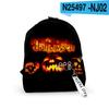 Mochila de Tecido Oxford com Estampa Digital 3D Estilo Coreano Ins Halloween Anime Nova e Distinta da Primavera de 2021
