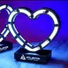 Suporte de Copo de Coquetel Luminoso para Bar KTV Suporte Criativo de Ferro para Taça de Vinho Carregamento Suporte de Copo para Uma Taça
