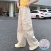 Pantalones de trabajo para niñas, nueva colección verano 2026, corte holgado y estilizado, pantalones largos casuales de secado rápido para niñas mayores