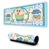Crayon Pequeno Novo Mouse Pad Oversized Borda Travada Nota Teclado Pad Desenho Animado Fofo Pad de Mesa de Escritório Anime Mouse Pad