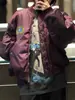 Chaqueta de Béisbol Bordada con Letras para Otoño e Invierno, Abrigo de Algodón para Hombre, Marca Nueva de Moda, Corte Holgado, Chaqueta de Algodón Espesa para Parejas