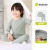 Dududu Home Conjunto de Roupa Íntima Masculina Outono Pijamas Infantis de Algodão Outono e Inverno Roupas Infantis Meninas Bebê Novo Estilo Roupas de Outono Calças de Outono
