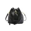 Bolsos de Moda Tendencia para Mujer 2025 Nuevo Bolso Cubo Versátil de Alta Gama Color Sólido Bolso de Hombro Cruzado para Viajes