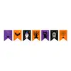 Decorações de festa com bandeiras de Halloween, bandeiras de rabo de peixe, bandeiras triangulares, arranjos de atmosfera para o Festival dos Fantasmas, atacado em estoque do fabricante