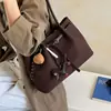 Bolsa de Mano Tote Cachorro 2026 Estilo Nuevo para Ir al Trabajo Tejida Colgante para Mujer Retro Gran Capacidad Otoño Coreana de un Solo Hombro Patrón Japonés