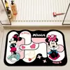 Alfombrilla de baño de dibujos animados con forma irregular, alfombrilla absorbente de tierra de diatomeas, alfombrilla suave antideslizante de secado rápido para el baño, felpudo para la entrada de la ducha