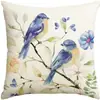 Amazon Transfronterizo Funda de Almohada Pétalos de Flores de Primavera Funda para Cojín de Sofá Sala de Estar Funda de Almohada Hogar Nuevo Estilo Transfronterizo