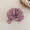 Gasa de Temperamento Suave Lazo Grande para el Pelo del Intestino Super Hada Estilo Francés Femenino Sujetador para Cola de Caballo Cuerda para el Cabello Banda Elástica Accesorios para el Cabello