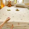 Sábana bajera impermeable tipo A, protector de colchón, colcha a prueba de polvo, cubre cama, protector de colchón Simmons, resistente a manchas y orina, sábana bajera transpirable, juego de 3 piezas