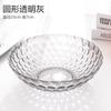 Plato para Snacks de Sala de Estar Estilo Europeo Plato de Frutas de Plástico Transparente Plato para Frutos Secos Moderno Simple Creativo Plato para Dulces Hogar