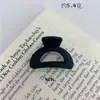Pinza para el pelo pequeña de alta gama color café negro mate transfronteriza, simple para coleta alta, media coleta, pinza para el pelo pequeña para niños, accesorios para el pelo para mujer