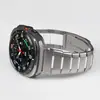 O Novo Modelo é Adequado para Samsung Ultra Galaxy Watch8 Pulseira de Aço Inoxidável com Borracha Embutida Metal 47mm