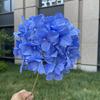 2024 nuevo azul zafiro es económico material floral para auditorio de boda flor de fila de techo al por mayor