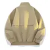 Chaqueta Nueva con Cuello Alto para Hombre Primavera y Otoño 2026, Chaqueta Casual de Negocios para Caballero, Abrigo Estilo Old Money para Hombre