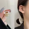Brincos de Orelha de Pérola Versáteis Presilhas de Osso da Orelha Moda Nicho Estilo de Hong Kong Simples Minimalista Brincos Sem Presilha Acessórios de Orelha