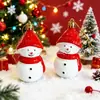 Decorações de Natal, Bolas de Rena de Doce Vermelhas e Brancas, Torres para Árvore e Outros Enfeites de Árvore de Natal Pintados com Formatos Únicos