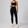 Amazon Ropa Deportiva Femenina Conjunto de Dos Piezas Cintura Alta Ajustado a la Cadera Ropa Deportiva Secado Rápido Transpirable Conjunto de Ropa para Yoga