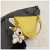 Bolso tipo cubo de moda retro para mujer 2025 Nuevo bolso de hombro moderno Nicho de alta gama Bolso para ir al trabajo Bolso bandolera