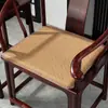 Taburete de palo de rosa cojín de verano cojín de silla oficina madera maciza silla redonda cojín de sofá antideslizante estera fresca transpirable de verano