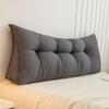 Cojín de Sofá Estilo Ins Cama Cojín de Cabecera Bolsa Suave Dormitorio Tatami Balcón Mirador Cojín de Respaldo Triangular Grande