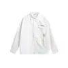 Yidao Vintage 2026 Outono Nova Camisa Tendência Estilo Japonês Solta Versátil Manga Longa com Decoração de Cordão e Design Único