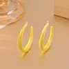 Pendientes de Plata 925 con Cierre de Mariposa en Forma de C con Circonitas en Colores Macaron, Pendientes Dulces y Frescos Dopamina con un Diseño Geométrico de Alta Gama