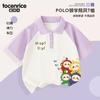 Teletubbies Tintin Dicilla Ola Niños y Niñas Camiseta de Manga Corta Ropa de Verano para Niños Camisa Polo de Manga Media para Niños