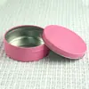 Caixa de Lata Redonda Lisa Selada Personalizada pelo Fabricante com Estilo Simples, Adequada para Latas de Produtos para Skincare, Cera Capilar e Creme Facial