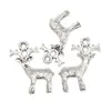 26 Tipos de Colgantes Antiguos de Plata con Temática Navideña DIY Accesorios de Joyería Retro de Aleación Colgantes para Collares y Pulseras Transfronterizos