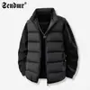 Chaleco de plumón transfronterizo para otoño e invierno, talla grande para hombre, cuello alto, sin mangas, cálido, chaqueta chaleco de nuevo estilo