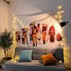 Tapiz de Anime One Piece Naruto Tela de Fondo para Sala de Transmisión en Vivo Tapiz de Pared Mercancía de Anime Lienzo