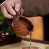 Cerámica Rugosa Arcilla de Roca Vieja Cisne Loto Taza de Feria Taza de Feria Estilo Chino Creativo Retro Divisor de Té Taza Accesorios para Ceremonia de Té del Hogar